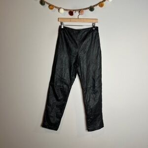 Vintage Black Leather pants